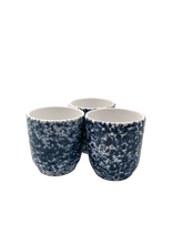 Load image into Gallery viewer, Blue Speckled Cup 9cm high 8cm Diameter