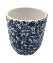 Load image into Gallery viewer, Blue Speckled Cup 9cm high 8cm Diameter