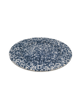 Load image into Gallery viewer, Blue Speckled Medium Flat Plate 29cm