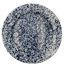 Load image into Gallery viewer, Blue Speckled Large Flat Plate 31cm