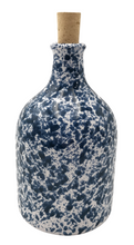 Load image into Gallery viewer, Blue Speckled Ceramic Oil Bottle 500ml