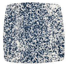 Load image into Gallery viewer, Blue Speckled Flat Plate 27cm x 27cm