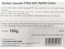 Load image into Gallery viewer, Cannoli Filled with Vanilla Cream 150g
