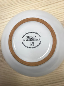 Ceramic Plate Bianca Stella 23cm (white) - Tenuta Marmorelle