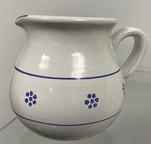 Ceramic Bianca Stella Italian Traditional Jug 13cm