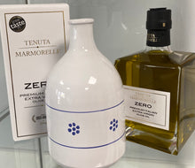 Load image into Gallery viewer, Ceramic Bianco Stella Olive Oil Bottle 500ml