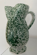 Load image into Gallery viewer, Green Speckled Tall Shaped Jug 23cm