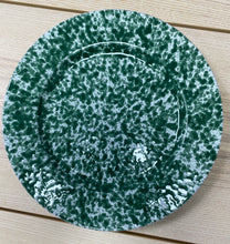 Load image into Gallery viewer, Green Speckled Medium Flat Plate 29cm