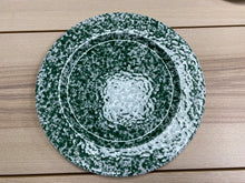Load image into Gallery viewer, Green Speckled Large Flat Plate 31cm