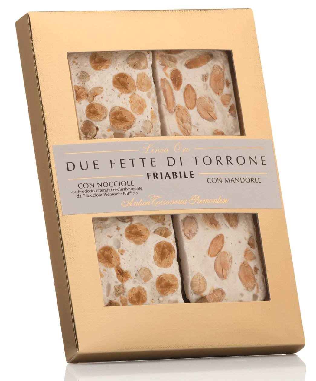 Mix of Two Slices of Brittle Nougat