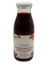 Load image into Gallery viewer, Pomegranate Juice with Ginger &amp; Lemon 250ml