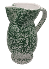 Load image into Gallery viewer, Green Speckled Tall Shaped Jug 23cm
