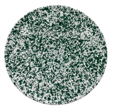 Load image into Gallery viewer, Green Speckled Flat Plate 32cm in Diameter