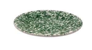 Green Speckled Side Plate 19cm