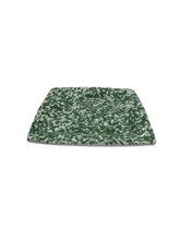 Load image into Gallery viewer, Green Speckled Flat Plate 27cm x 27cm