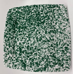 Green Speckled Flat Plate 27cm x 27cm