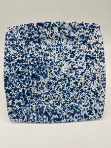 Blue Speckled Flat Plate 27cm x 27cm