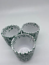 Load image into Gallery viewer, Green Speckled Cup 9cm high 8cm Diameter