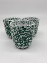 Load image into Gallery viewer, Green Speckled Cup 9cm high 8cm Diameter