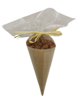 Load image into Gallery viewer, Caramelised Peanuts in a Fine Pinewood Cone 125g