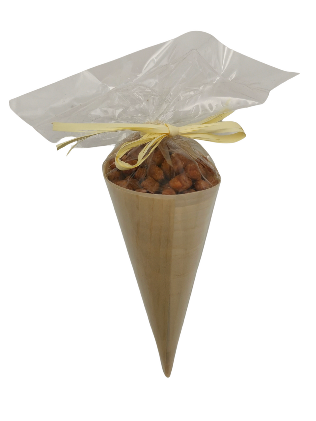 Caramelised Peanuts in a Fine Pinewood Cone 125g
