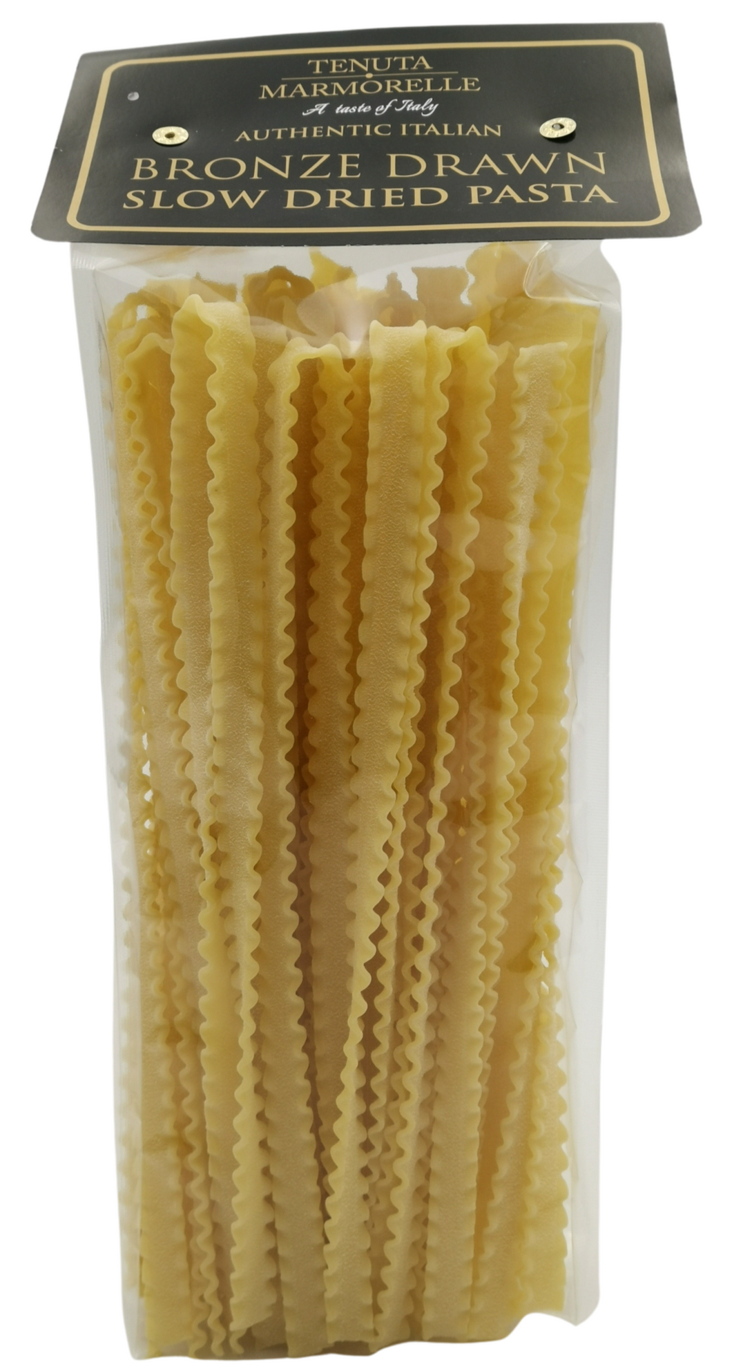 Mafalde Pasta Ribbons Bronze Drawn Slow Dried Mafaldine (ribbon) Pasta 500g – Tenuta Marmorelle