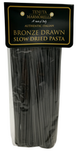 Load image into Gallery viewer, Black Squid Ink Pasta Spaghetti Bronze Drawn 500g