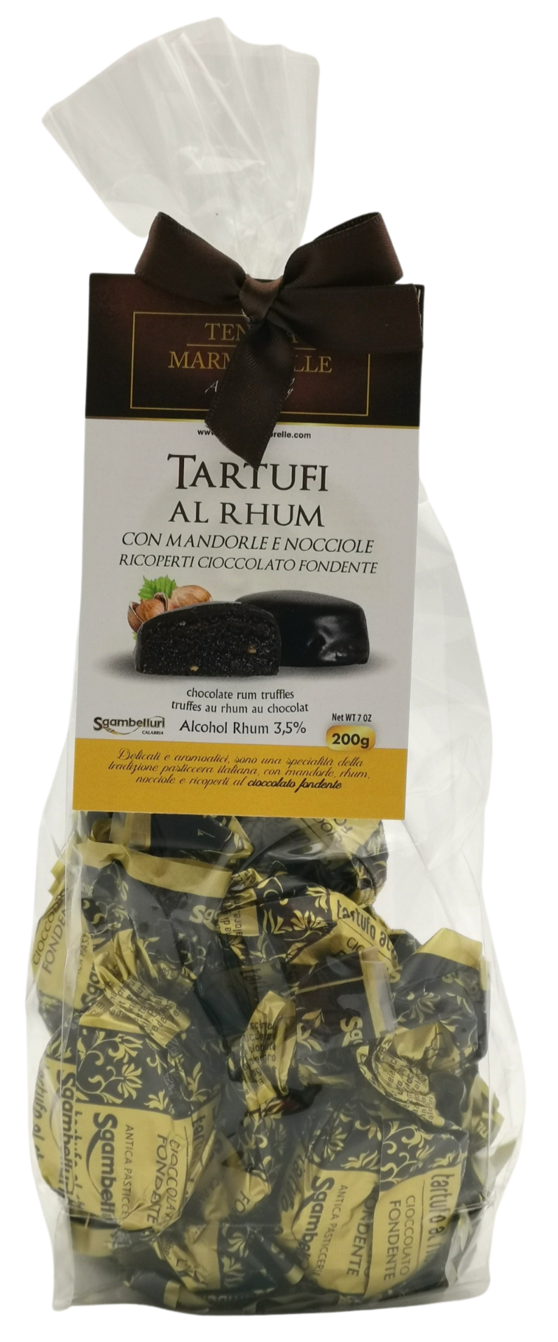 Dark Chocolate Truffles with Rum 200g