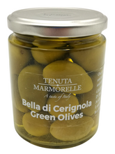 Load image into Gallery viewer, Bella Di Cerignola Green Olives with Pitt in Brine 314ml