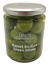 Load image into Gallery viewer, Nocellara del Belice Sweet Sicilian Olives 314ml