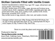 Load image into Gallery viewer, Vanilla Cannoli Filled Cannoli 1.5kg Family Pack