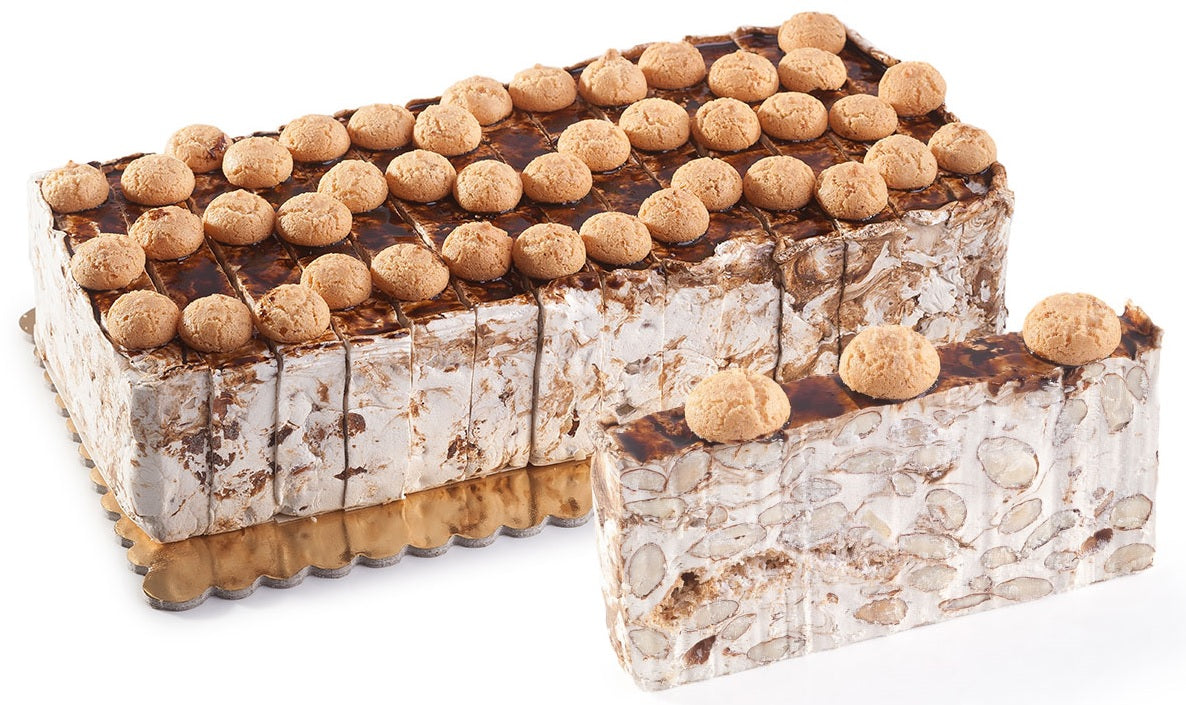 Tenuta Marmorelle Crushed Amaretto Nougat Slice 150g