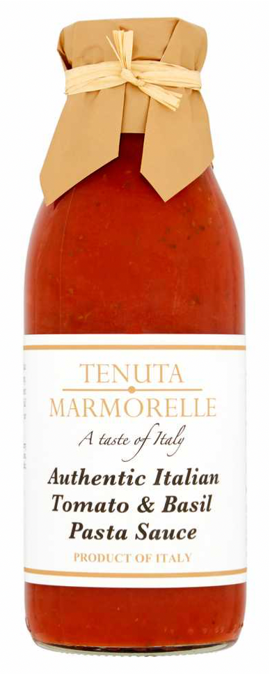 Pasta Sauces Authentic Italian Tomato and Basil 500g - Tenuta Marmorelle