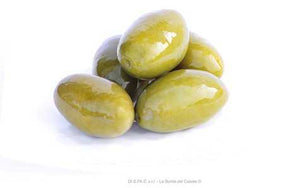 Bella Di Cerignola Green Olives with Pitt in Brine 314ml - Tenuta Marmorelle